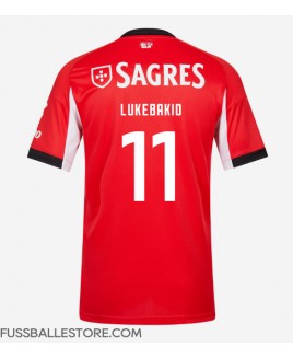 Günstige Benfica Dodi Lukebakio #11 Heimtrikot 2025-26 Kurzarm